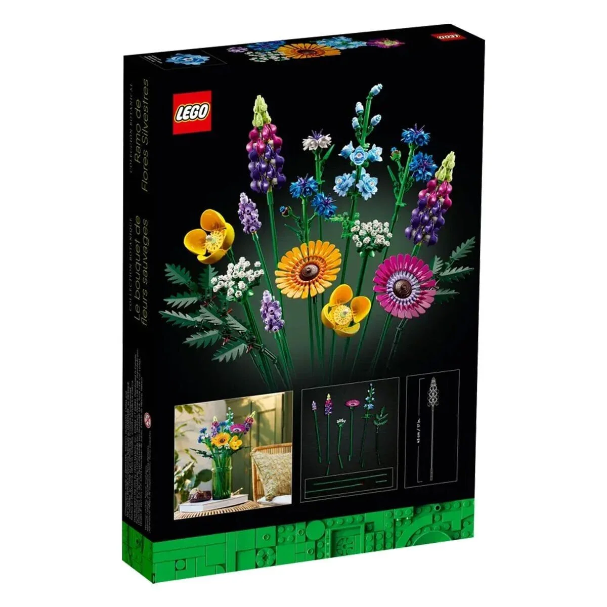 10313 LEGO® Botanicals - Kır Çiçekleri Buketi 939 parça +18 yaş görsel 7