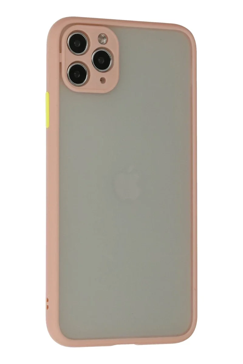Apple iPhone 12 Pro Kılıf Montreal Silikon Kapak - Pembe görsel 2
