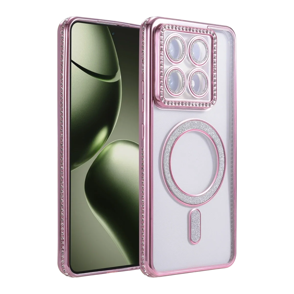 Xiaomi Mi 14T Pro Joke Simli Magneticsafe Kılıf - Pembe