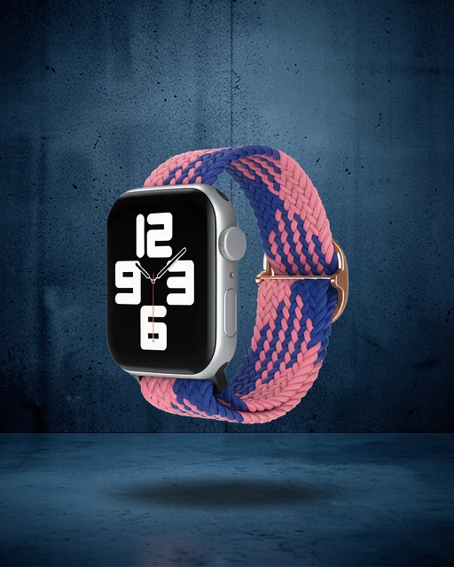 Apple Watch 38mm Kordon - Pembe-mavi