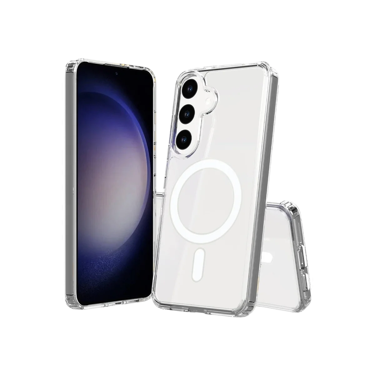 Samsung Galaxy S26 Magneticsafe Şeffaf Silikon - Şeffaf