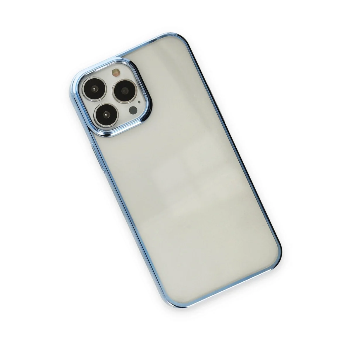Apple İphone 14 Pro Max Kılıf Element Silikon - Sky Blue görsel 3