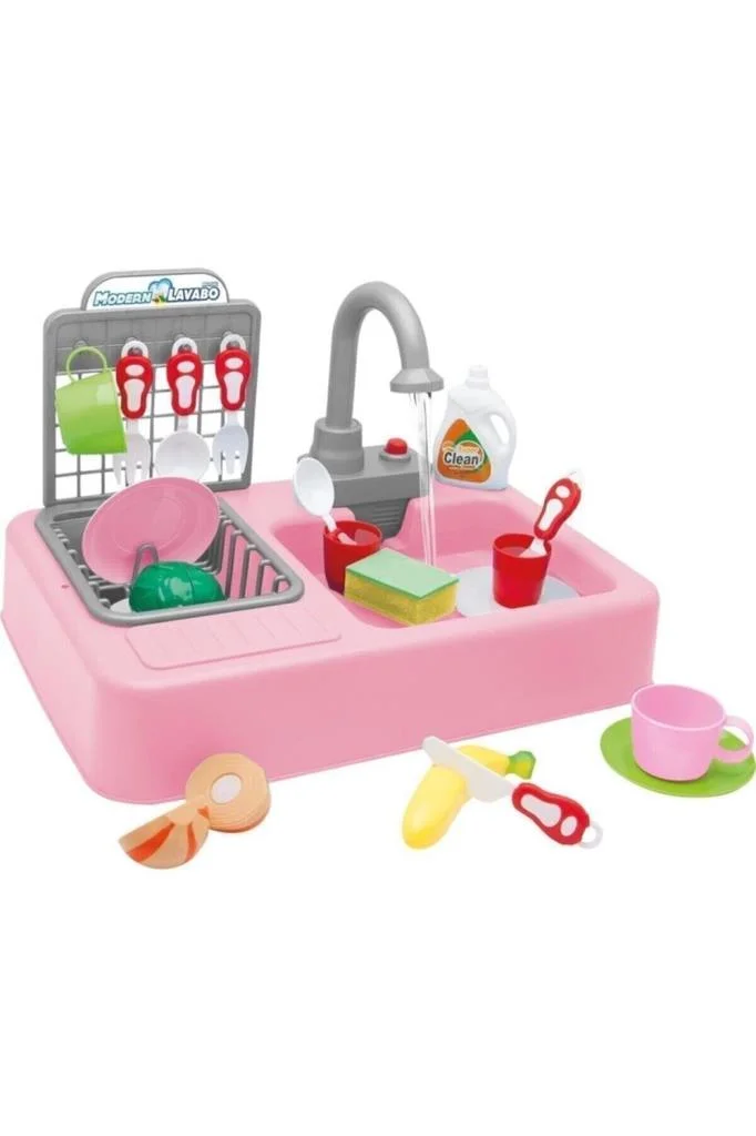 KAY-7020 Modern Pıllı Lavabo Pembe