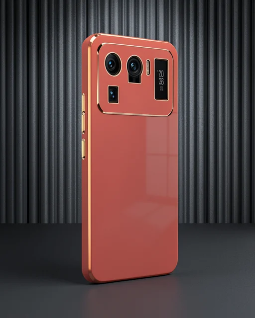 Xiaomi Mi 11 Ultra Kılıf Volet Silikon - Kırmızı