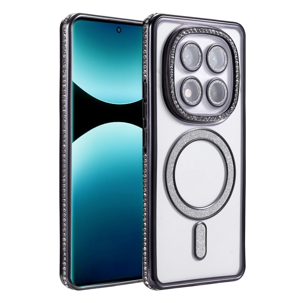 Xiao Red Note 15 Pro 5g Joke Simli Magneticsafe Kılıf - Siyah