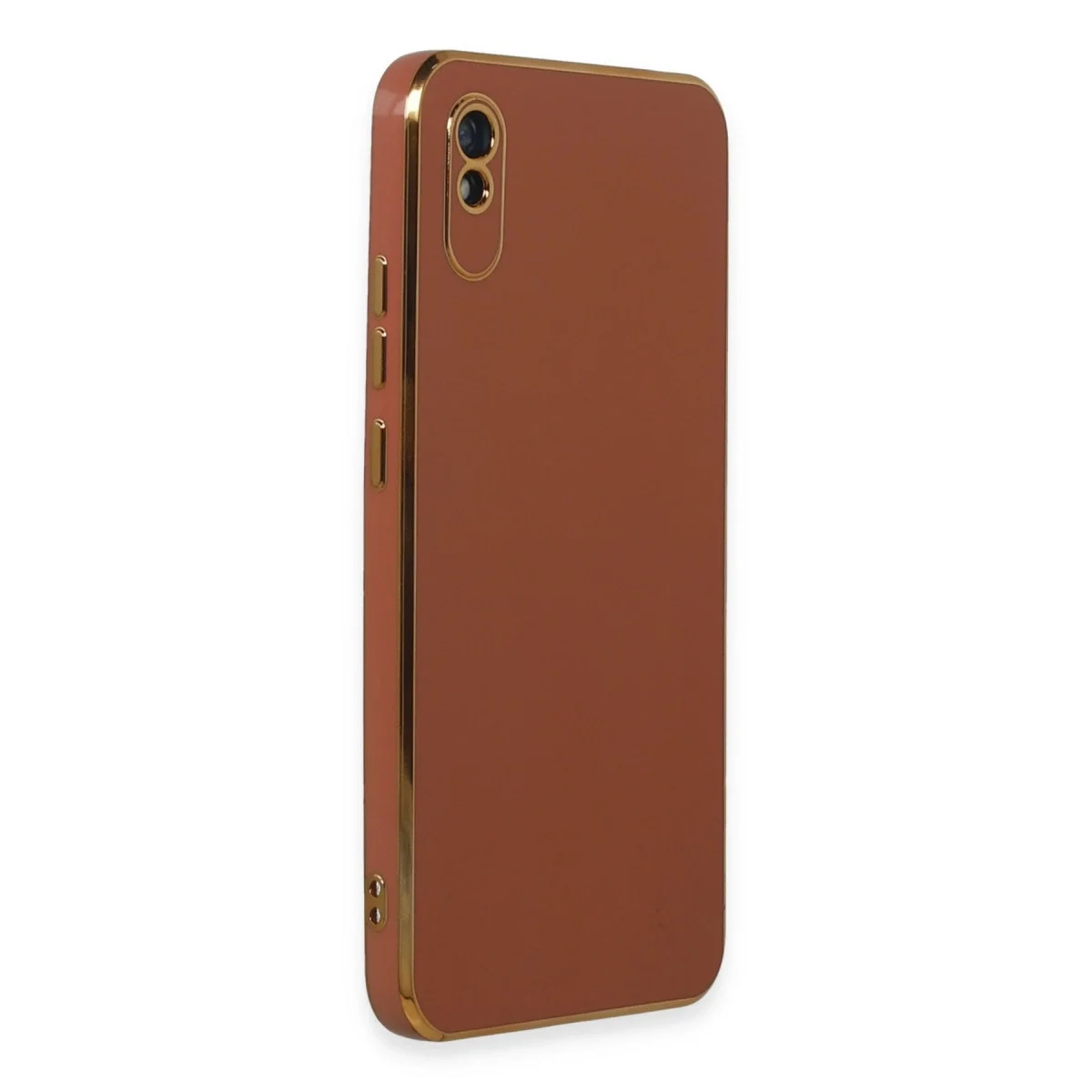 Xiaomi Redmi 9a Kılıf Volet Silikon - Kırmızı görsel 2