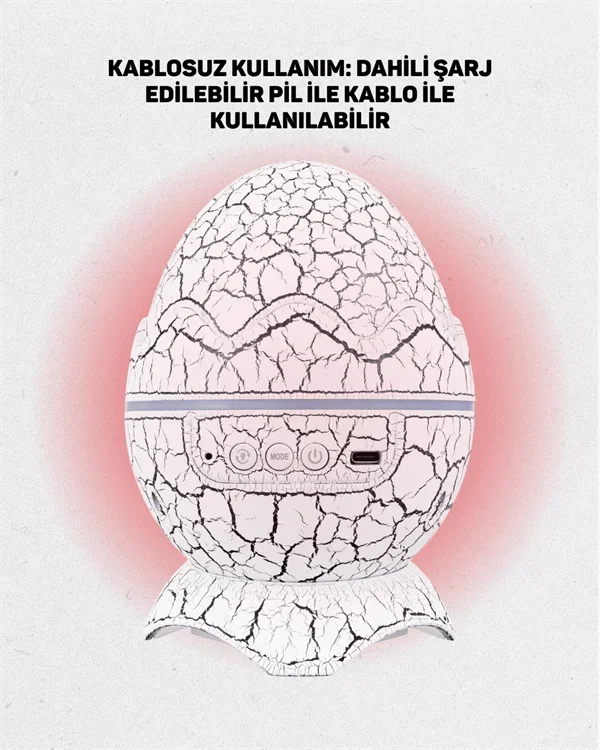 Ayarlanabilir Parlaklık ve Sis Efektli Atmosfer Lambası görsel 4