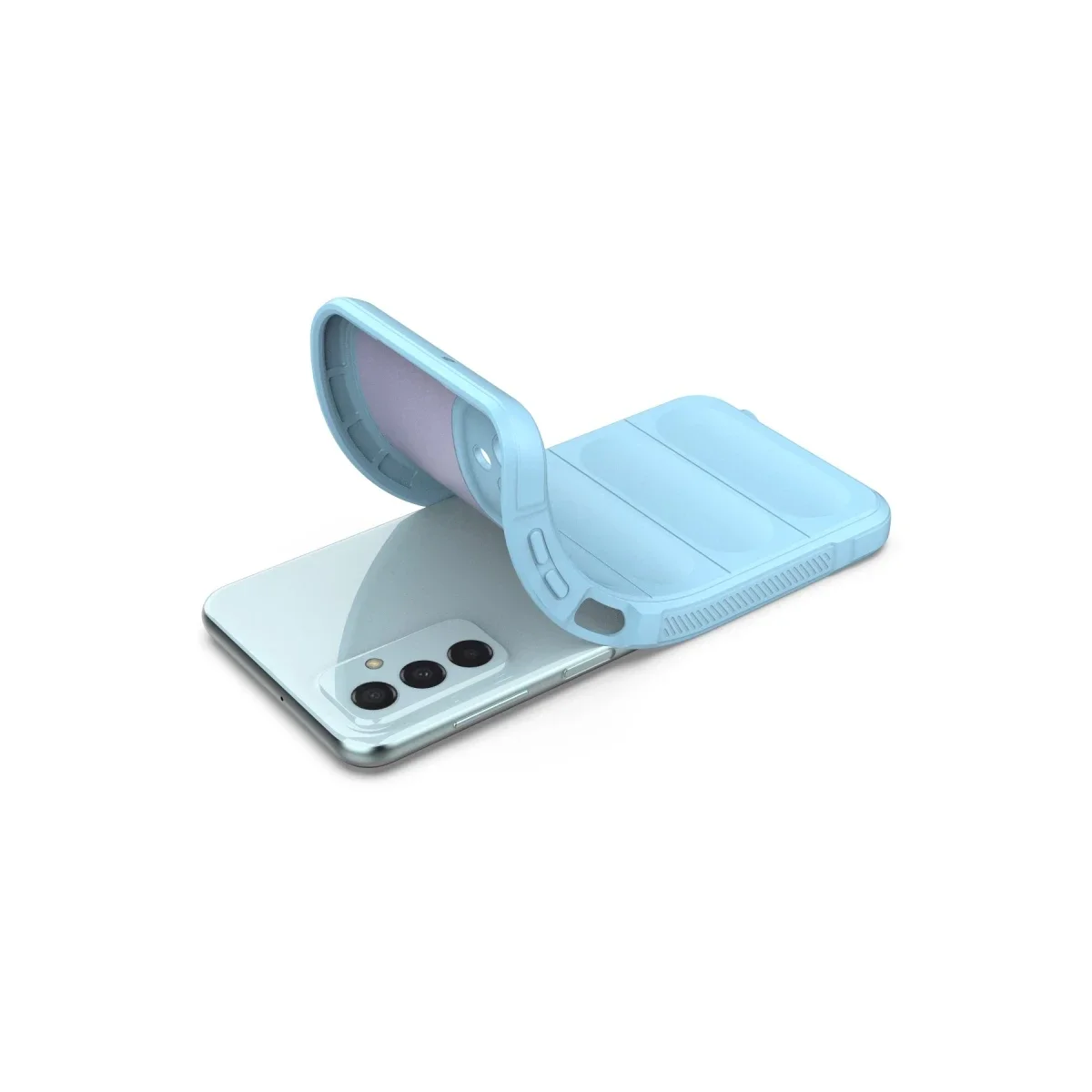 Samsung Galaxy M23 Kılıf Optimum Silikon - Sky Blue görsel 4