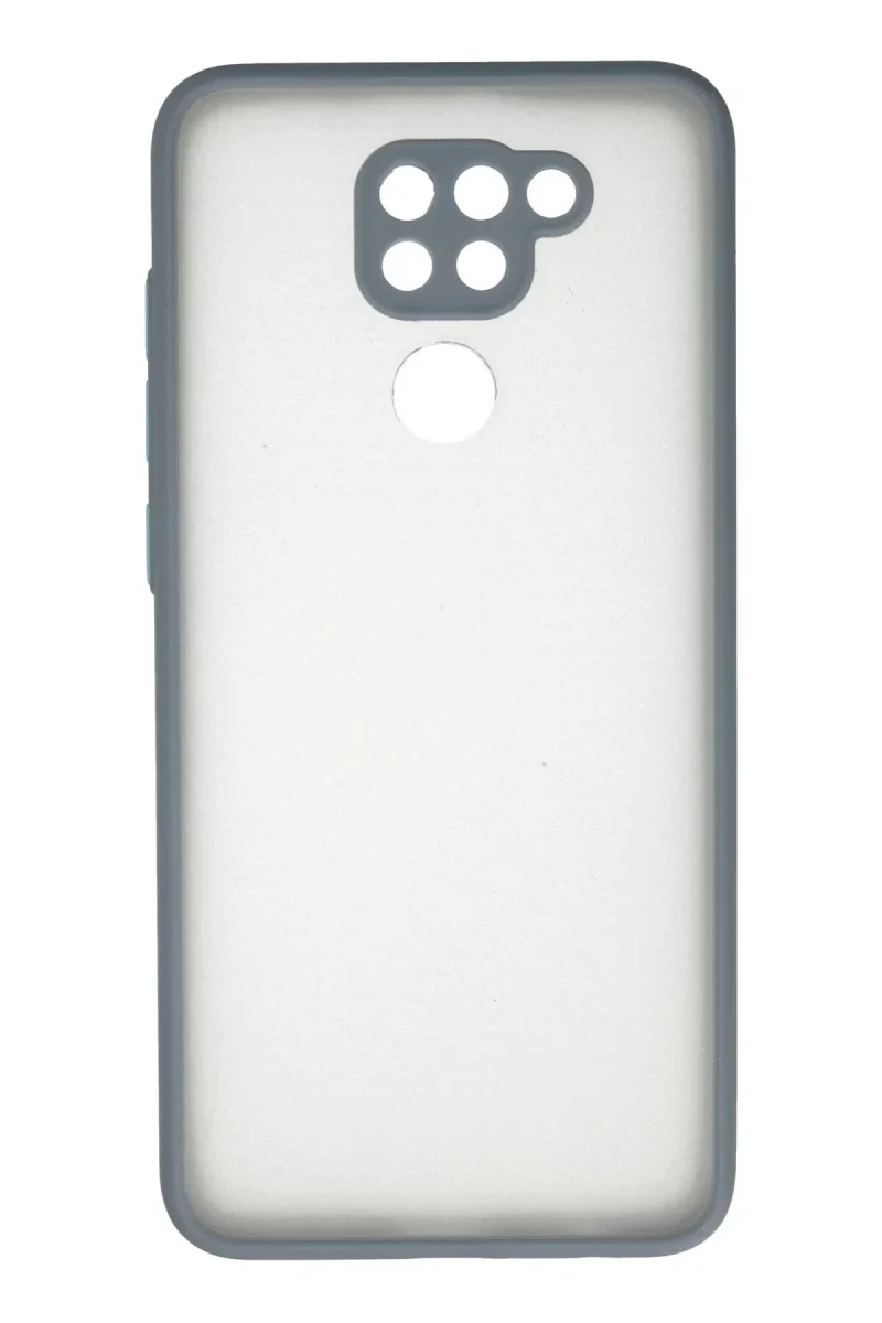 Xiao Red Note 9 Kılıf Montreal Silikon Kapak - Gri