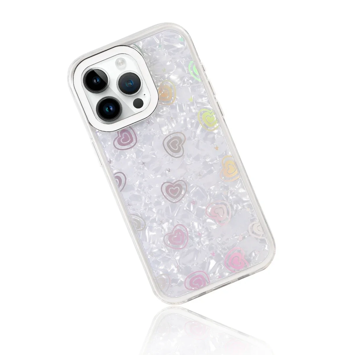 Apple iPhone 14 Lumi Desenli Kapak - Beyaz görsel 4