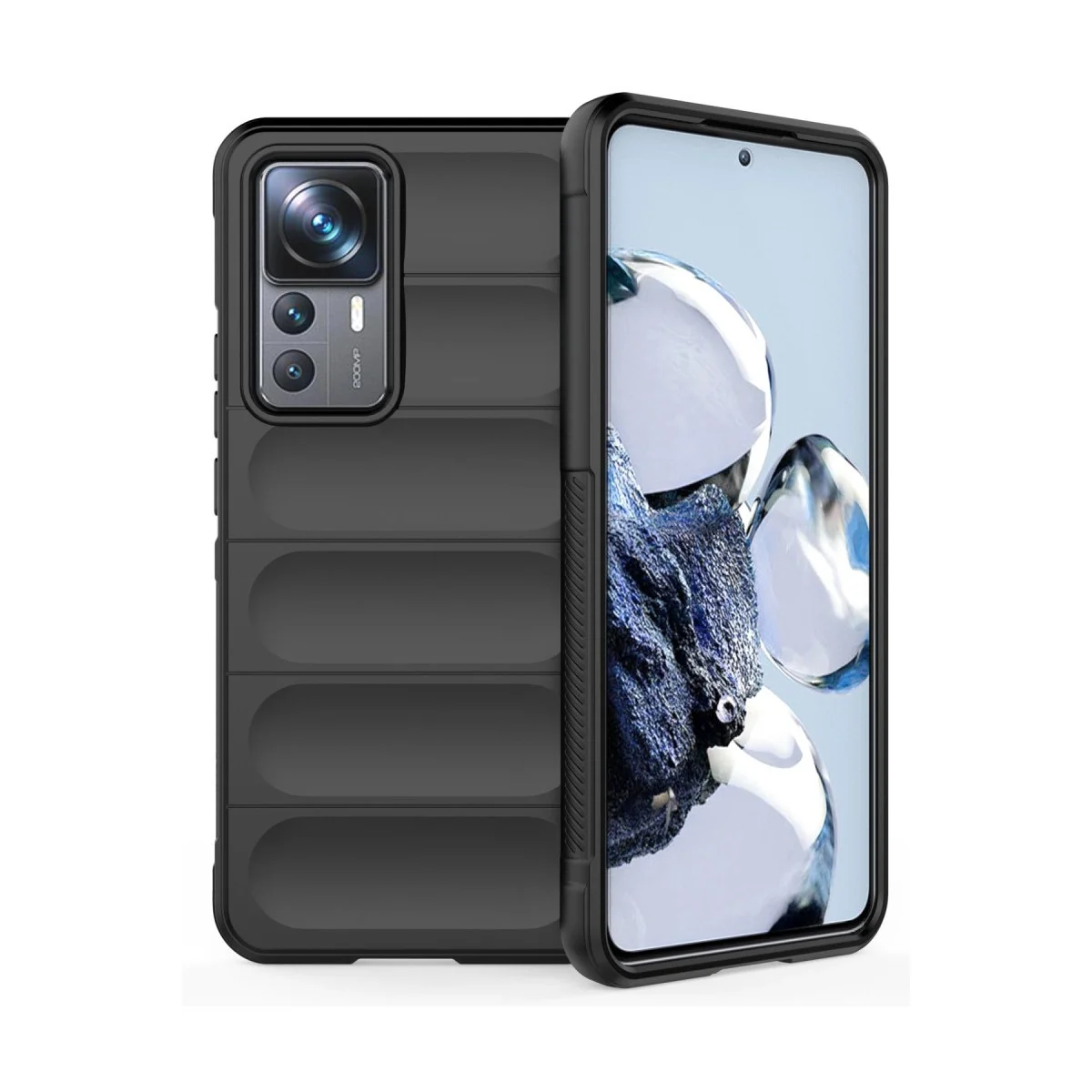 Xiao 12t Pro Kılıf Optimum Silikon - Siyah