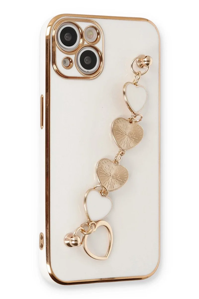 Apple iPhone 14 Plus Kılıf Esila Silikon - Beyaz