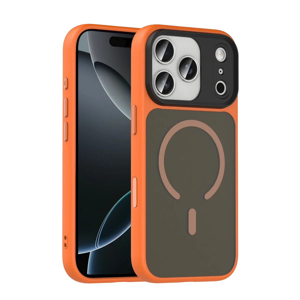 Joko Apple iPhone 17 Pro Max Megane Magsafe Kapak - Turuncu