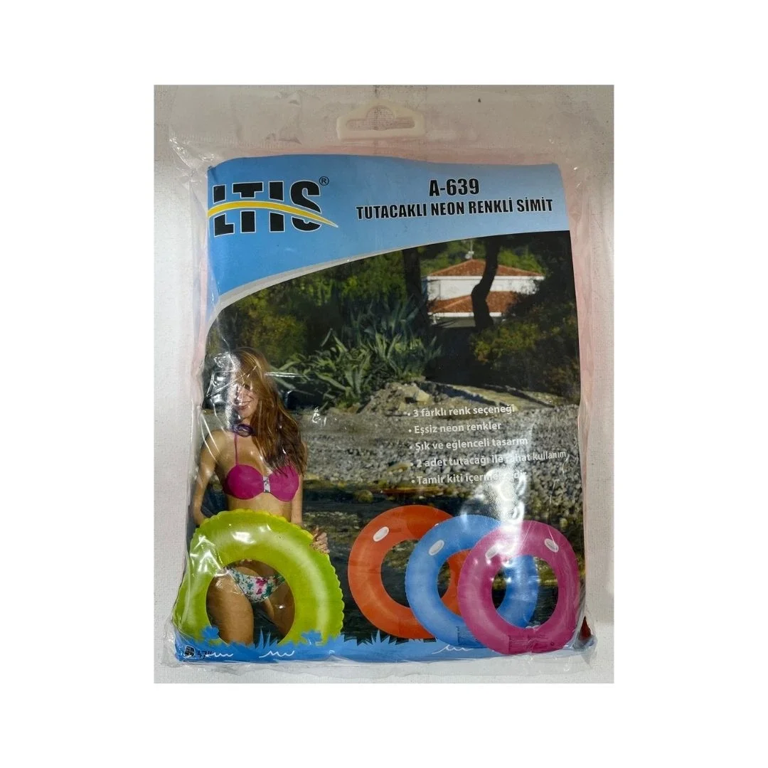 Tutacaklı Neon Renkli Simit 120 cm görsel 2
