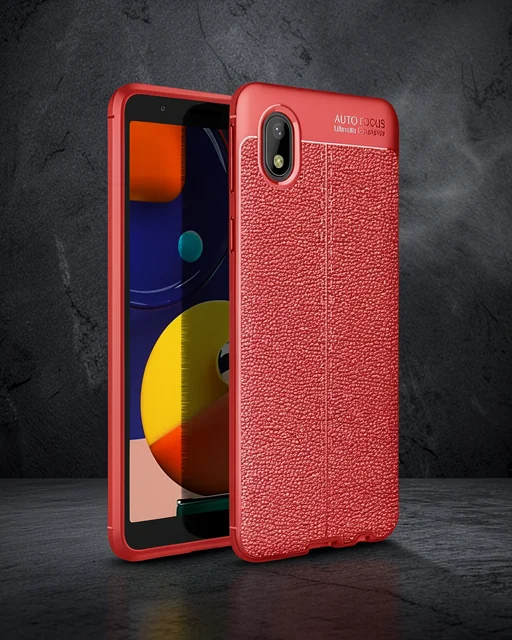 Samsung Galaxy A01 Core Kılıf Auto Focus Kapak - Kırmızı