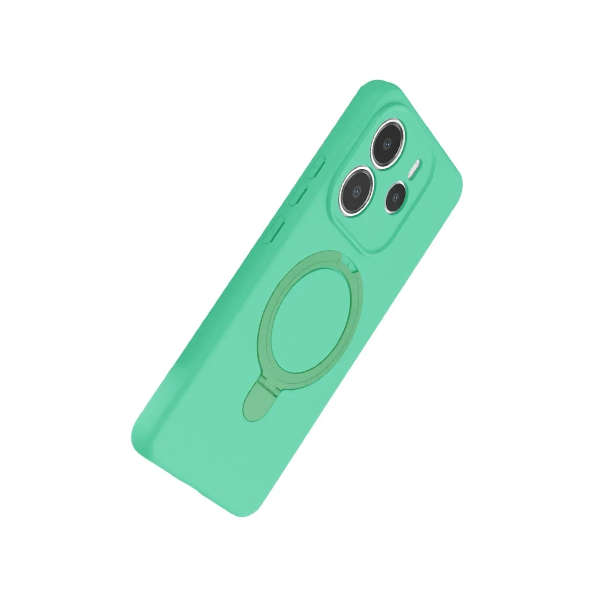 Xiaomi Redmi Note 14 4G Regal Magsafe Standlı Kapak - Yeşil görsel 3