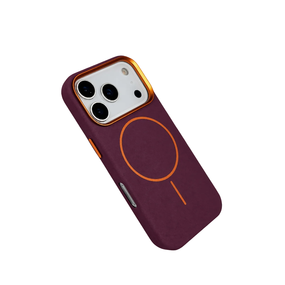 Joko Apple iPhone 18 Pro Luno Deri Magsafe Kapak - Bordo görsel 2