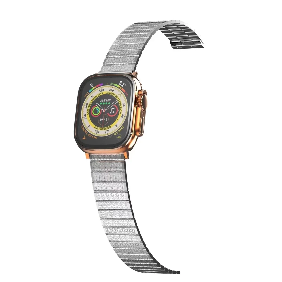 Apple Watch 38mm Made Metal Kordon - Gümüş görsel 3