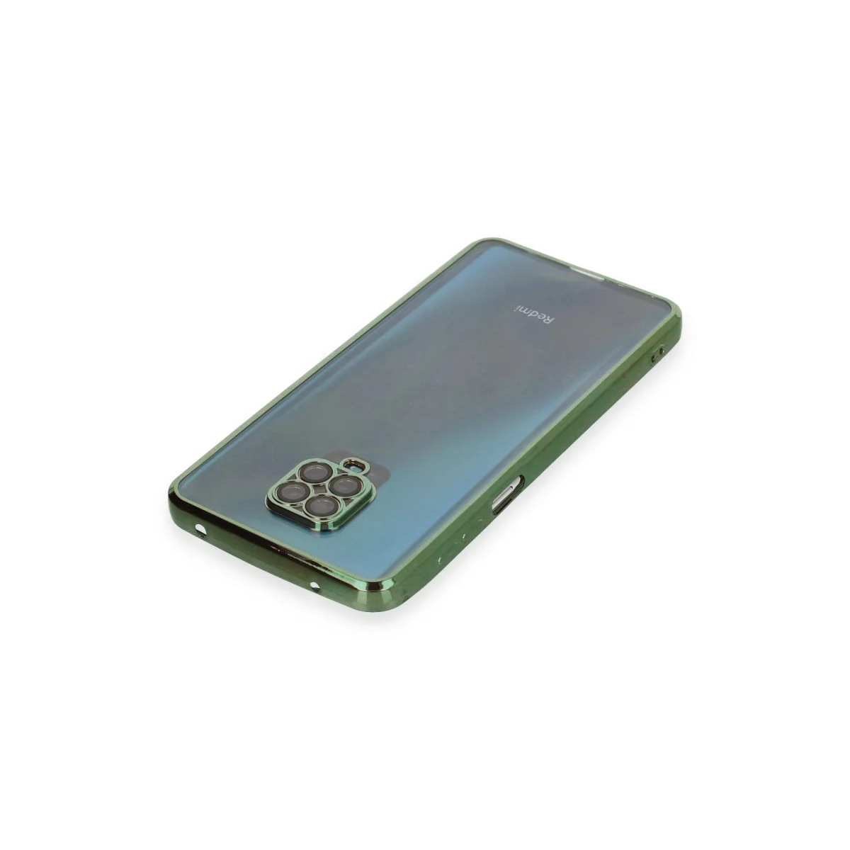 Xiaomi Redmi Note 9 Pro Kılıf Razer Lensli Silikon - Yeşil görsel 3