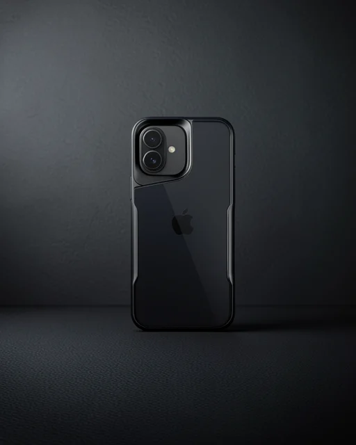 Apple İphone 16 Kılıf Boyi Silikon Kapak - Siyah
