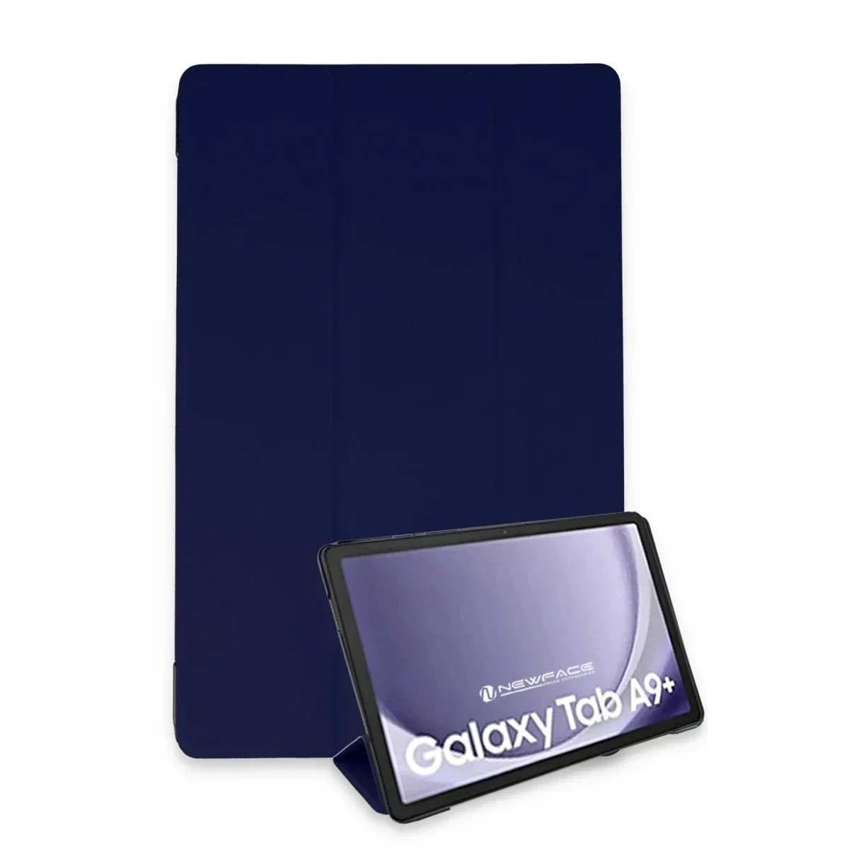 Samsung Galaxy Tab A9 Plus Kılıf Tablet Smart Kılıf - Lacivert görsel 2