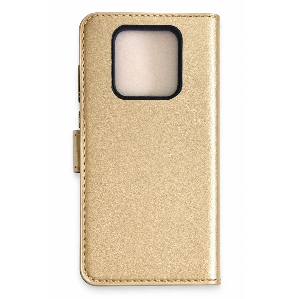 Tecno Camon 16 Prime Trend S Plus Kapaklı Kılıf - Gold