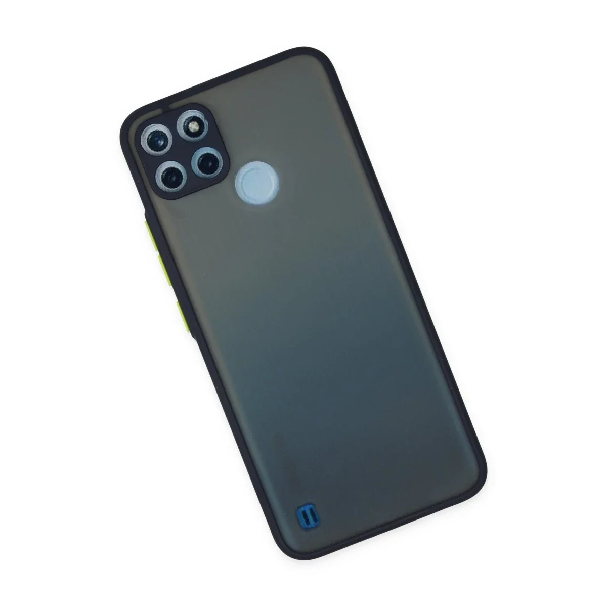 Realme C21Y Kılıf Montreal Silikon Kapak - Lacivert görsel 2