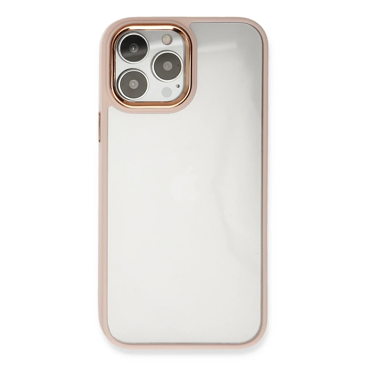 Apple İphone 14 Pro Max Kılıf Dora Kapak - Pudra görsel 2