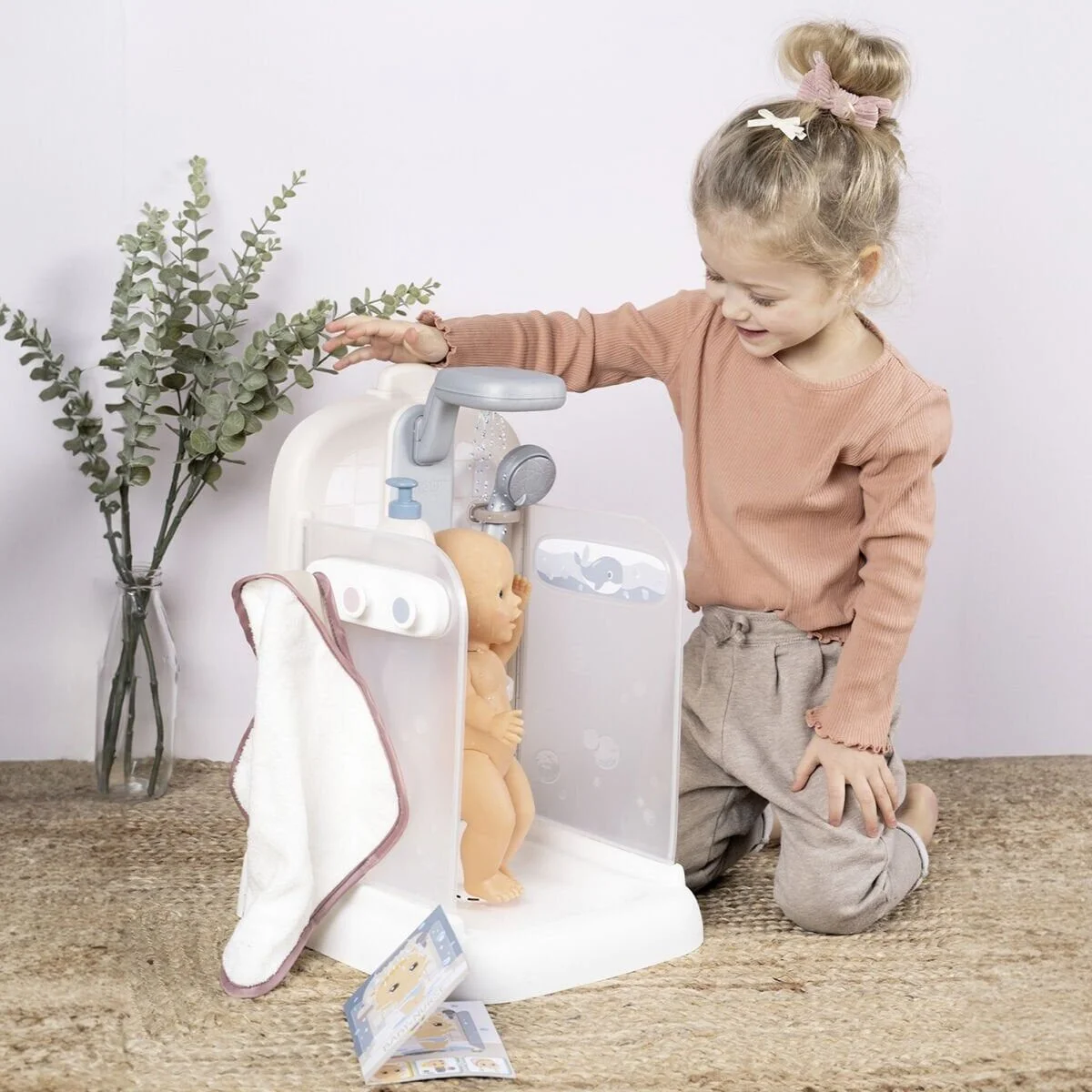 7600220382 Smoby Baby Nurse Bebek Duş Oyun Seti +3 yaş görsel 6