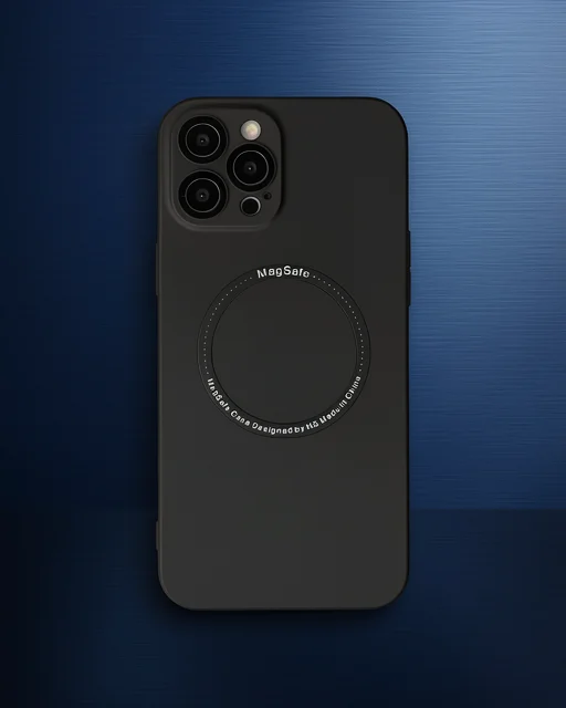 Apple İphone 12 Pro Kılıf Jack Magneticsafe Lens Silikon - Siyah