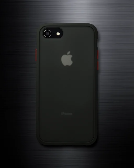 Apple İphone 7 Kılıf Montreal Silikon Kapak - Siyah