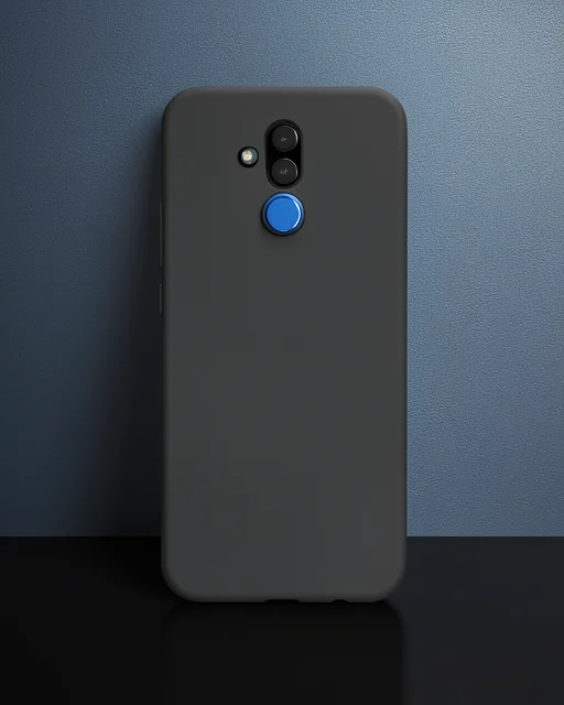 Huawei Mate 20 Lite Kılıf Nano İçi Kadife Silikon - Siyah