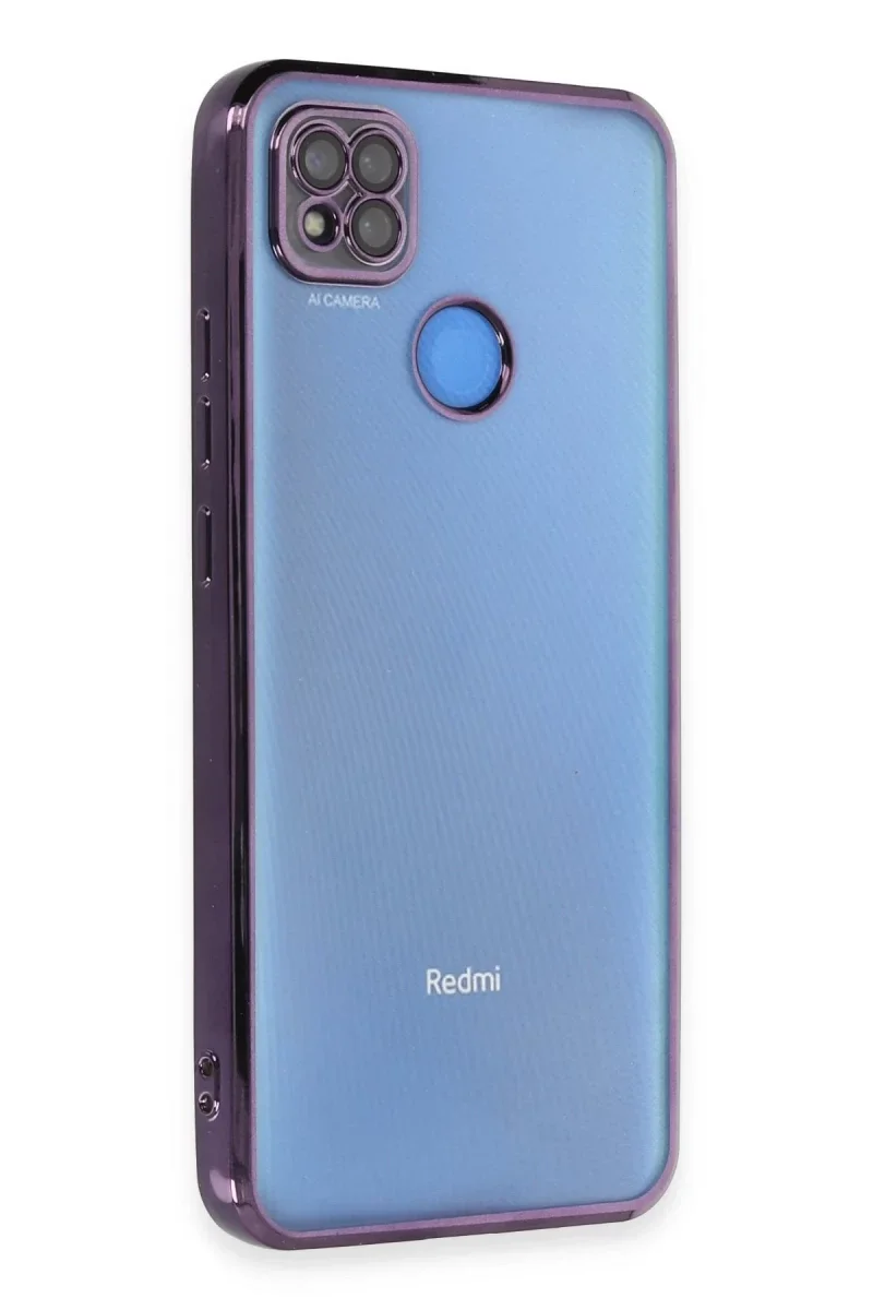 Xiao Red 9C Kılıf Razer Lensli Silikon - Mor