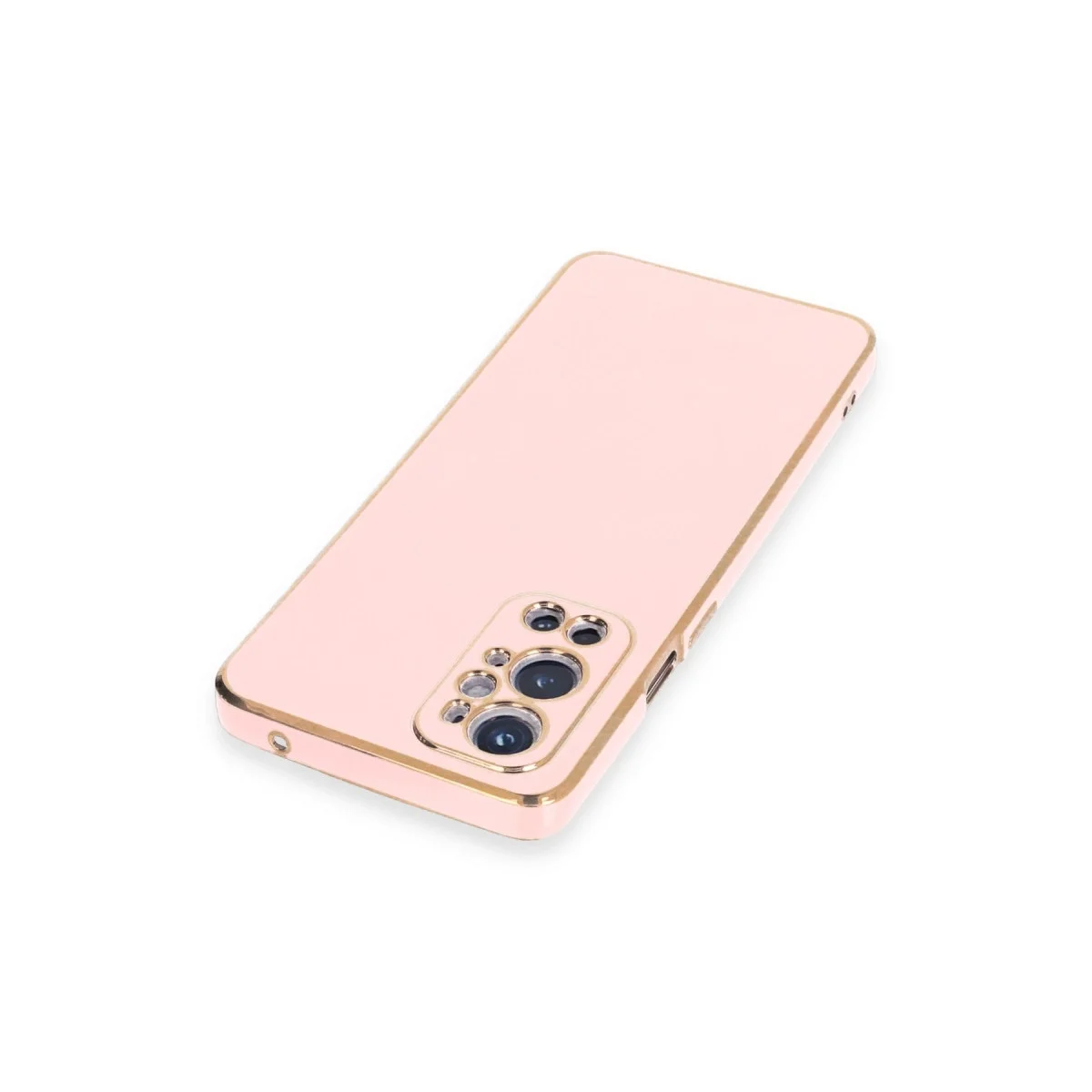 One Plus 9 Pro Kılıf Volet Silikon - Pembe görsel 3