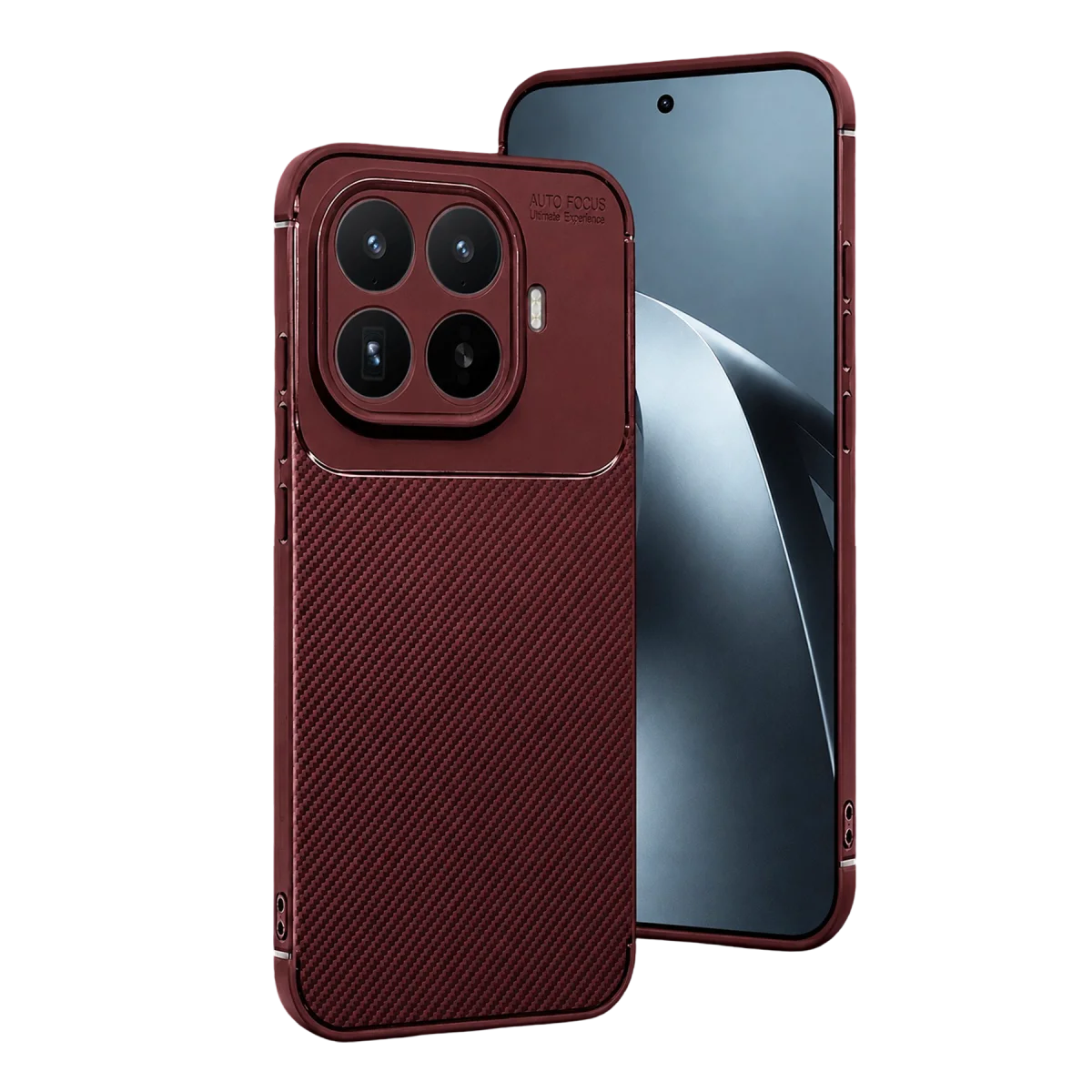 Xiaomi Mi 17T Pro Auto Focus Karbon Kapak - Bordo