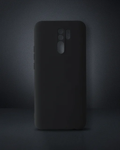 Xiaomi Redmi 9 Kılıf Nano İçi Kadife Silikon - Siyah