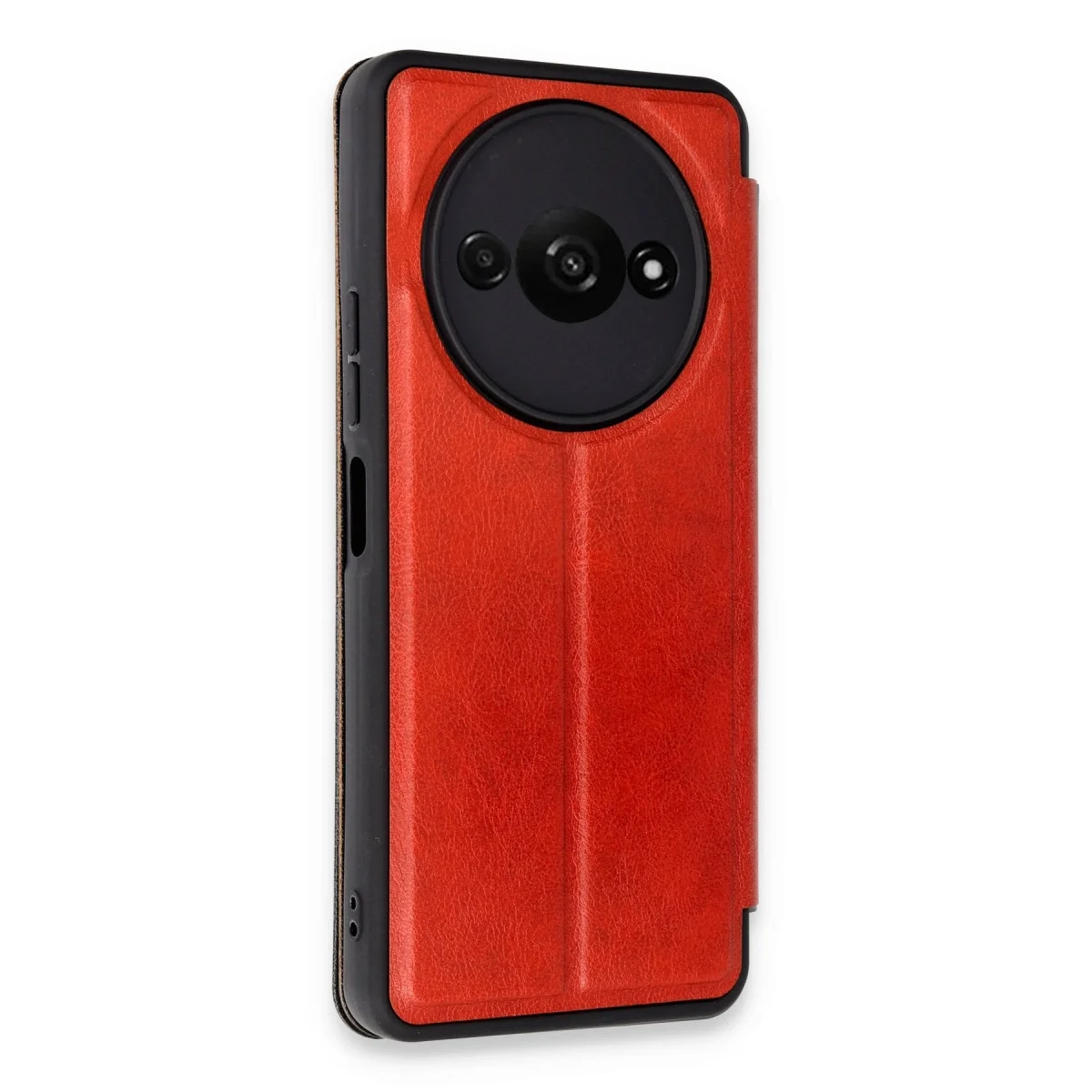 Xiaomi Redmi A3 4g Kılıf Flip Cover - Kırmızı görsel 2