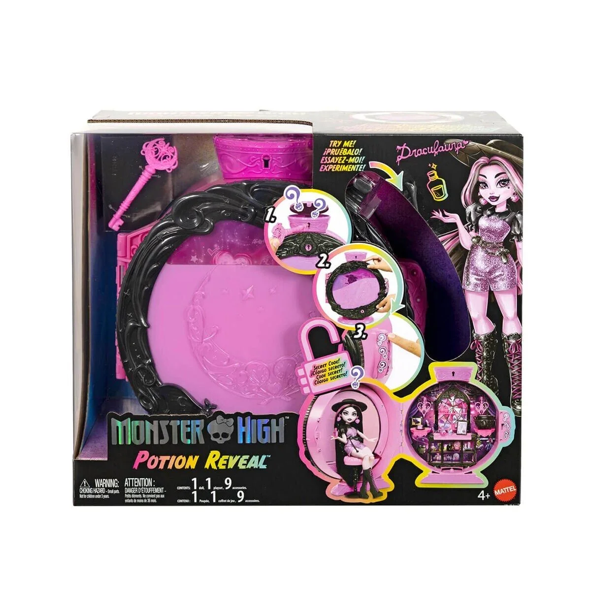 JKD76 Monster High Draculauranın İksir Kazanı Oyun Setin görsel 5