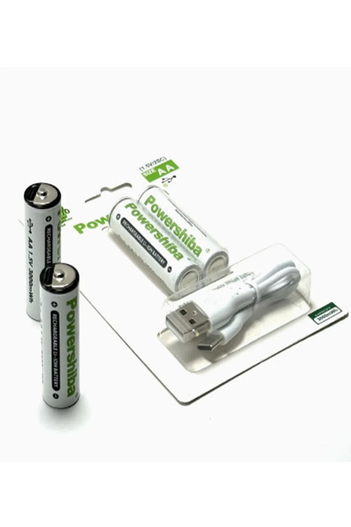 Şarj Edilebilir Pil Type-c Şarjlı Li-ıon Lityum Kalem Pil 2800mah/1.5v/aa Şarjlı Pil