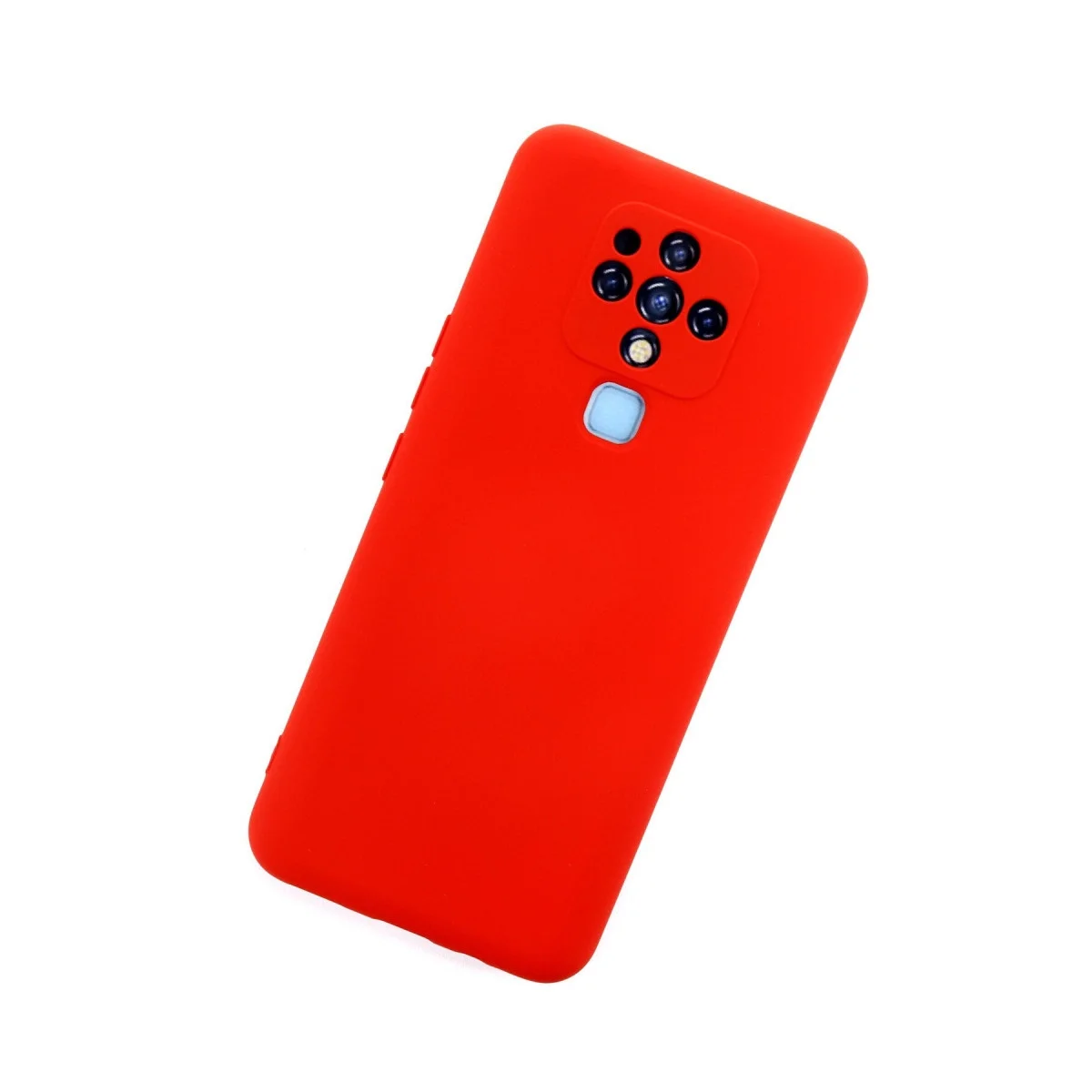 Tecno Camon 16 Kılıf Nano İçi Kadife Silikon - Kırmızı görsel 3