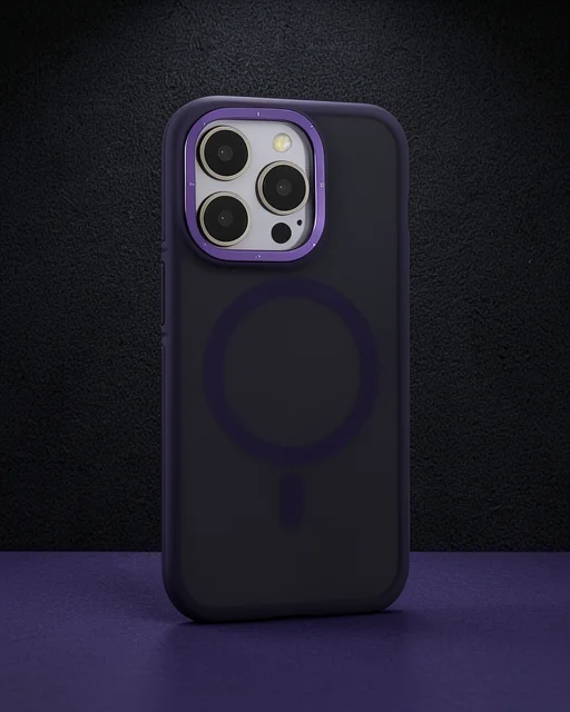 Joko Apple İphone 14 Pro Max Kılıf Rocky Magsafe Kapak - Derin Mor