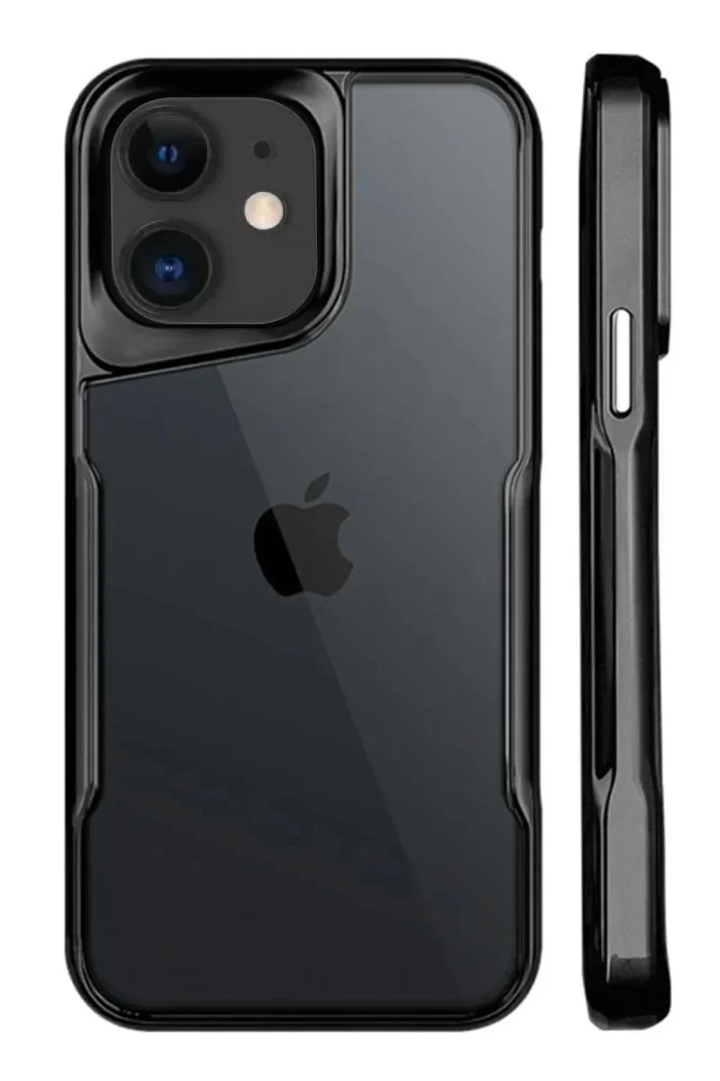 Apple iPhone 11 Kılıf Boyi Silikon Kapak - Siyah görsel 2
