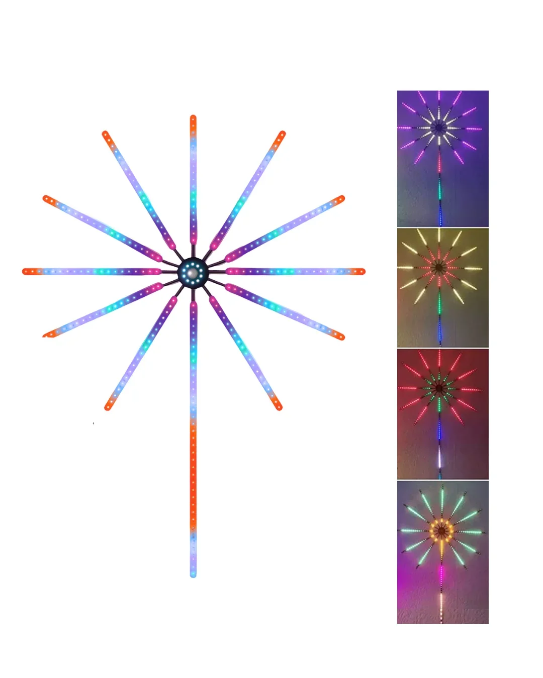 Uygulama Destekli RGB LED Duvar Aydınlatması Yeni Nesil görsel 5