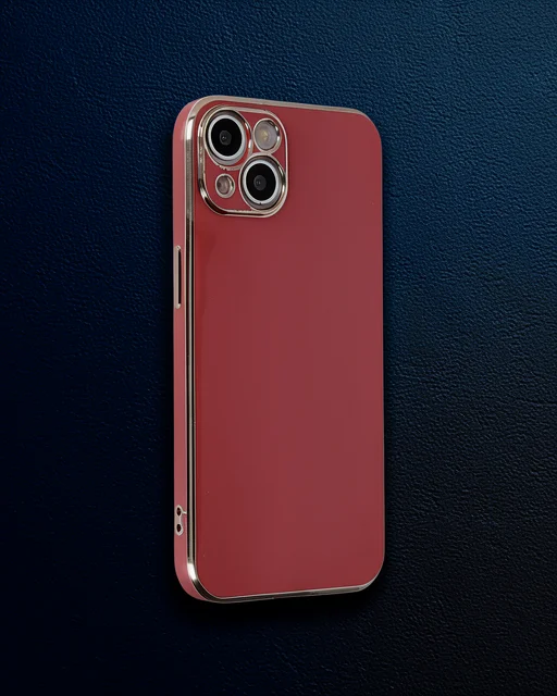 Apple İphone 13 Kılıf Volet Silikon - Kırmızı