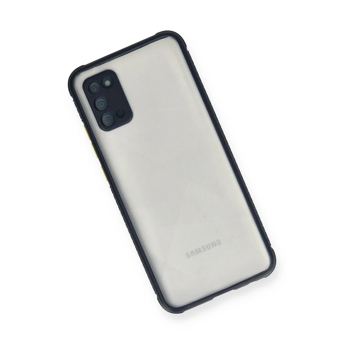 Samsung Galaxy A02s Kılıf Miami Şeffaf Silikon - Lacivert görsel 3