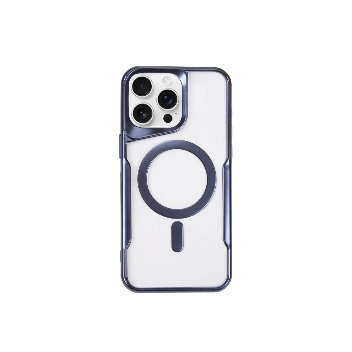 Apple iPhone 11 Pro Max Kılıf Boyi Magsafe Silikon Kapak - Lacivert
