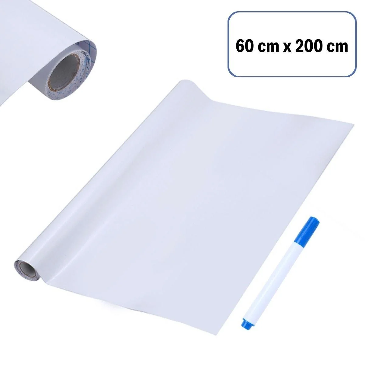 Silinebilir Kalemli Sticker Duvara Yapışabilen Yazı Tahtası 60x100 cm görsel 5