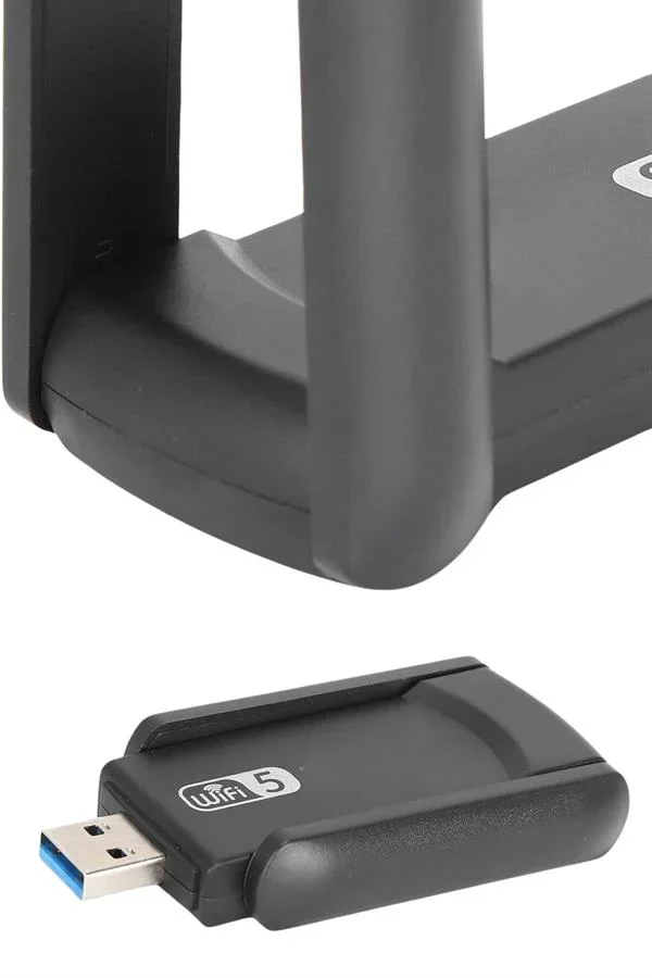 Mbps Wifi Alıcı Kablosuz Wifi Adaptörü Çift Band Çift Antenli Yeni Nesil görsel 3