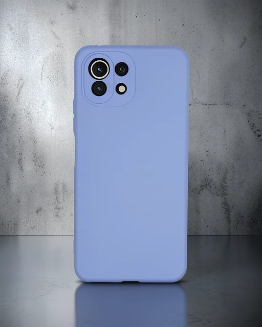 Xiaomi Mi 11 Lite Kılıf Nano İçi Kadife Silikon - Lila