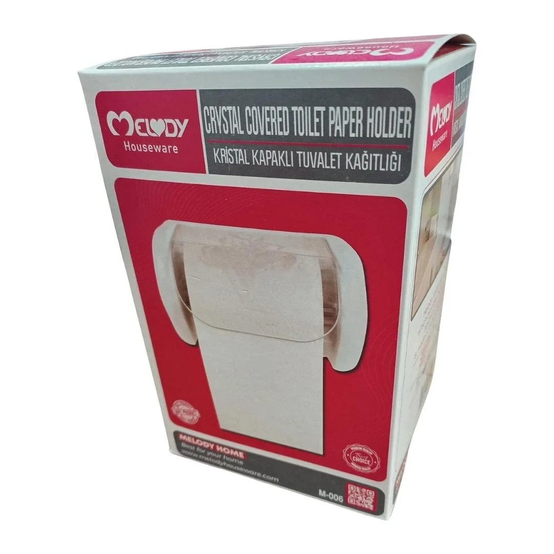 Kristal Kapaklı WC Kağıtlığı görsel 2